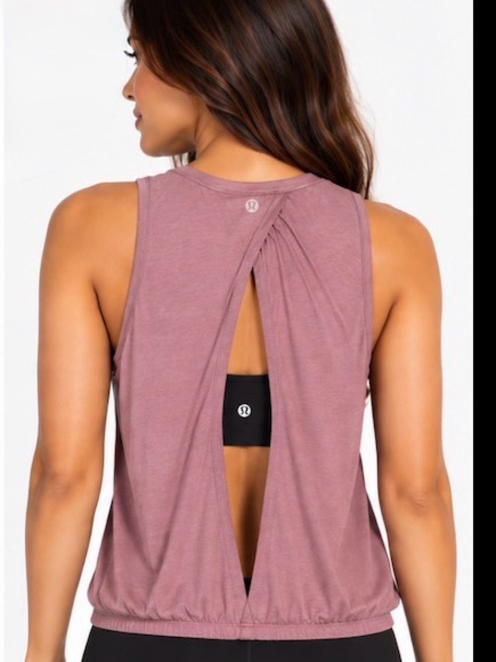 Lululemon Women's soul cycle collab  open back Tank Top